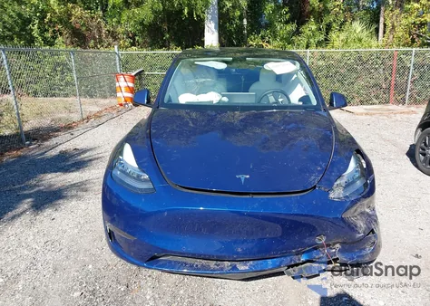 2022 Tesla Model Y Long Range Dual Motor All-Wheel Drive from USA, damaged, VIN 7SAYGDEE4NF322372